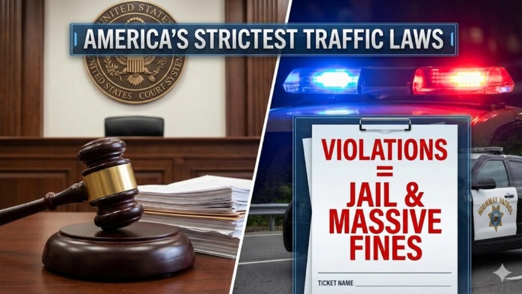 America’s Strictest Traffic Laws: Violations That Can Lead to Jail and Massive Fines