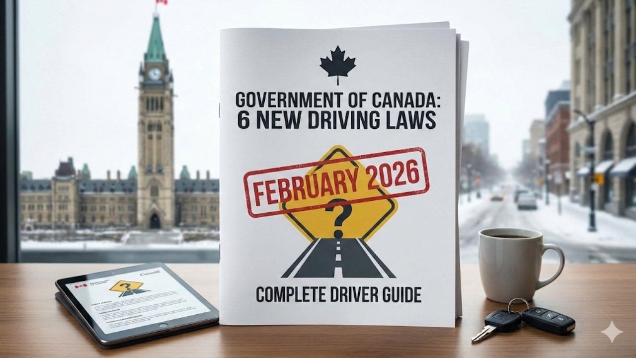 Canada Introduces 6 New Driving Laws in February 2026 | Complete Driver Guide