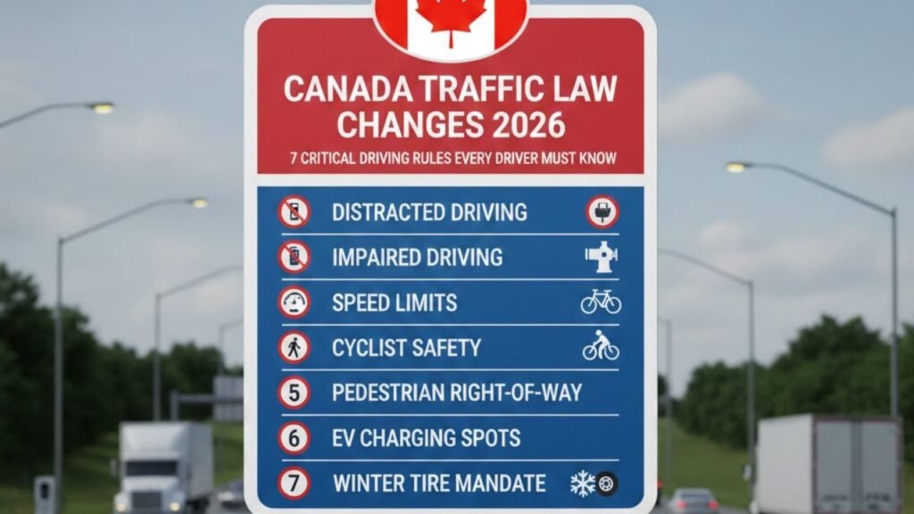 Canada Traffic Law Changes 2026: 7 Critical Driving Rules Every Driver Must Know