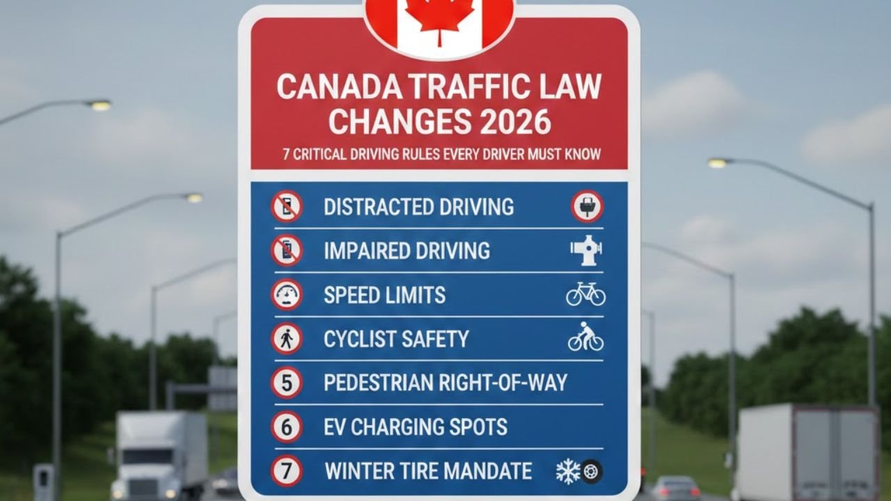 Canada Traffic Law Changes 2026: 7 Critical Driving Rules Every Driver Must Know