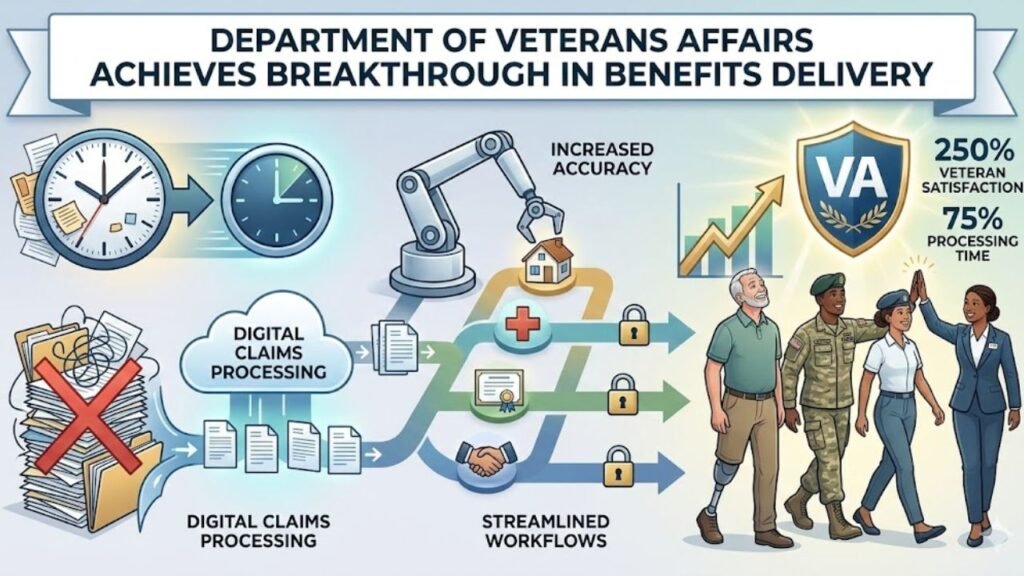 Department of Veterans Affairs Achieves Breakthrough in Benefits Delivery
