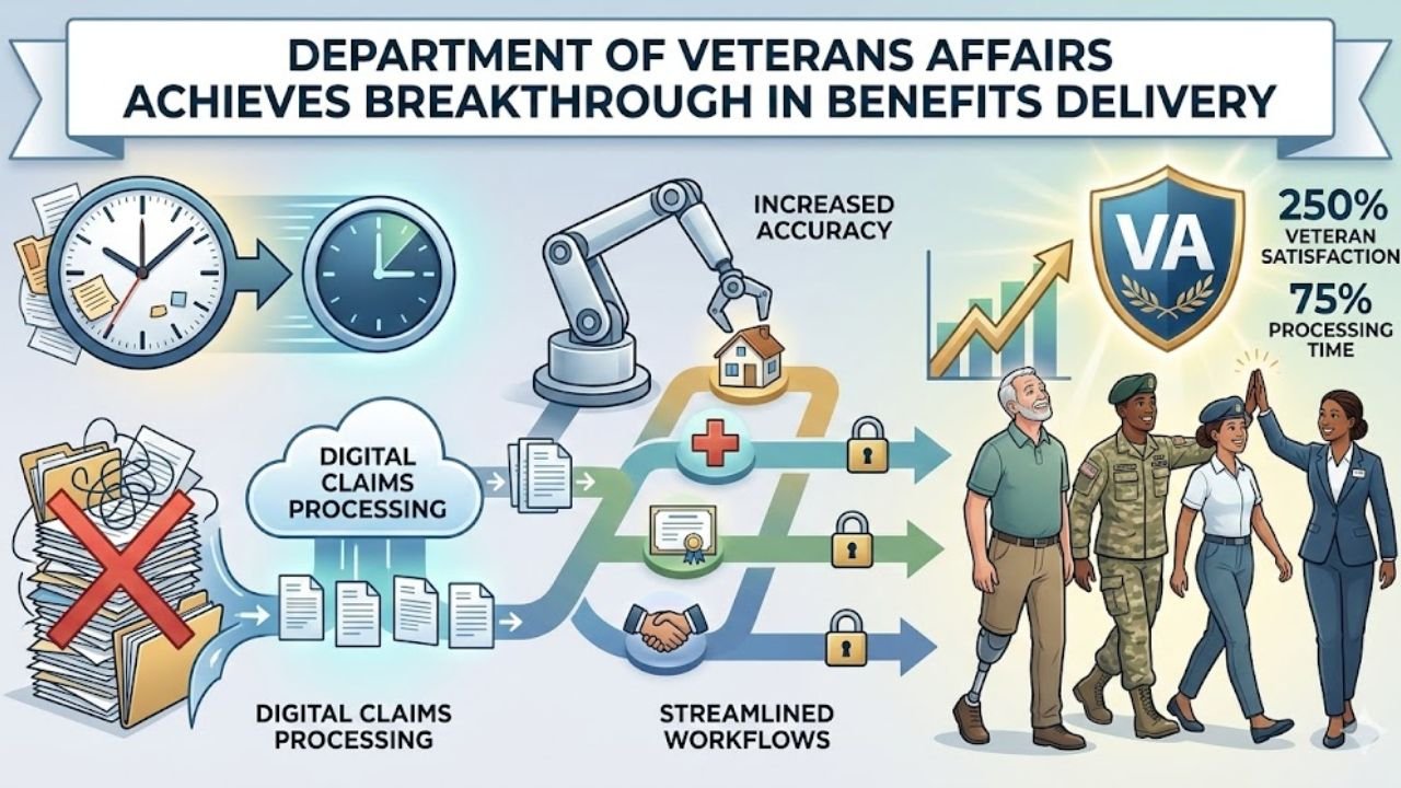 Department of Veterans Affairs Achieves Breakthrough in Benefits Delivery