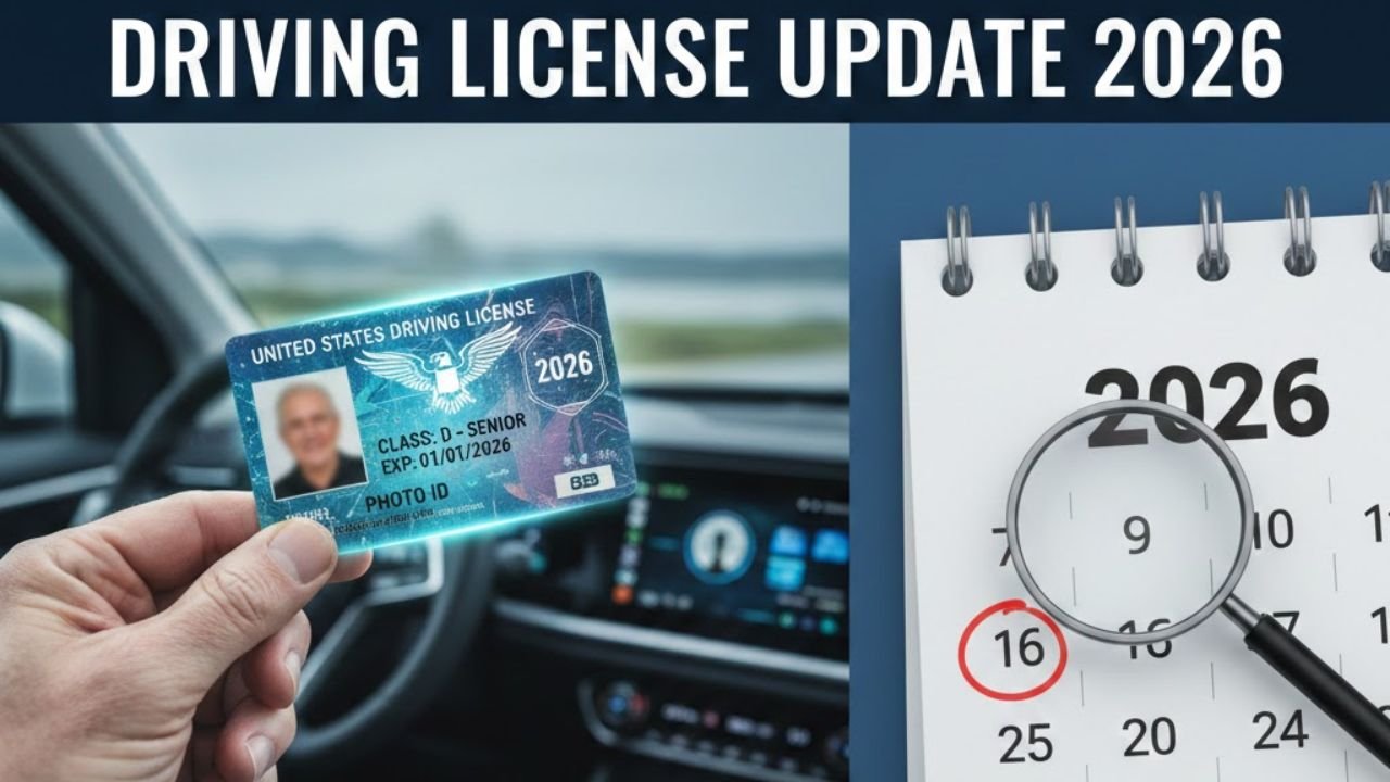 Driving License Update 2026: Key Changes for U.S. Drivers Over 70