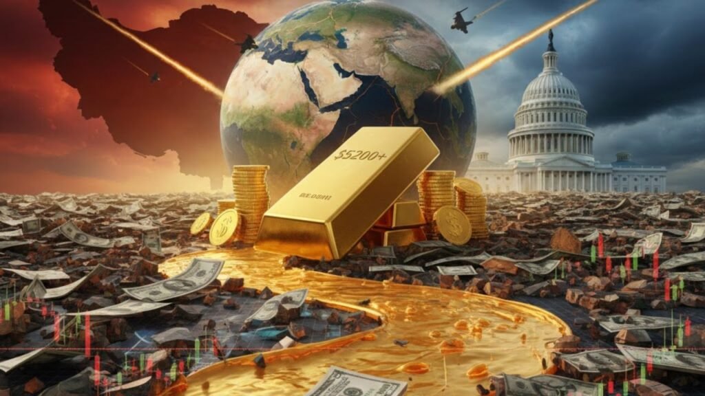 Gold Price Rally Explained: Why Gold Surged Past $5,200 as US-Iran Tensions Rattle Markets