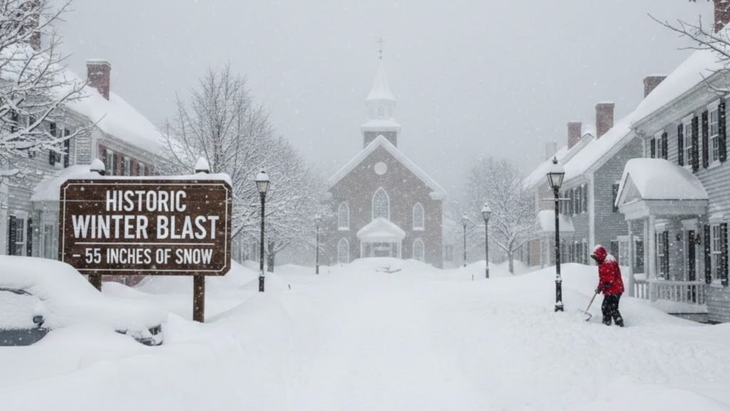 Historic Winter Blast Forecast to Bury Region Under 55 Inches of Snow