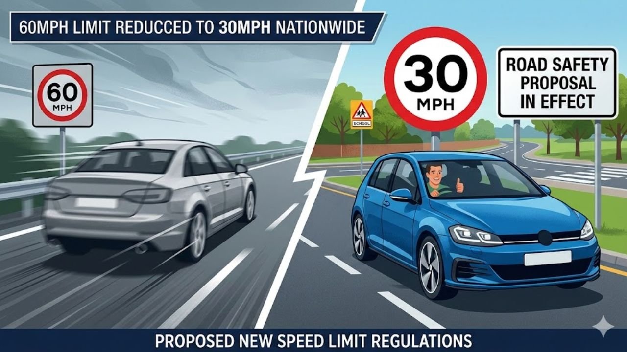 New Road Safety Proposal Could Reduce 60mph Limit to 30mph Nationwide