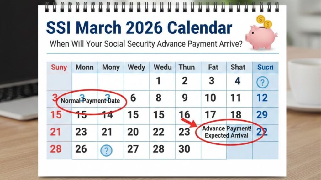 SSI March 2026 Calendar: When Will Your Social Security Advance Payment Arrive?