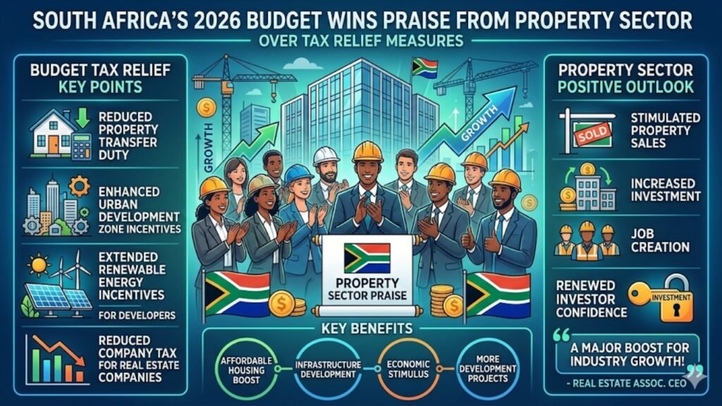 South Africa’s 2026 Budget Wins Praise from Property Sector Over Tax Relief Measures