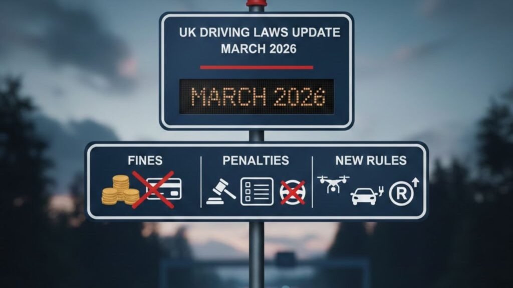 UK Driving Laws Update March 2026: Fines, Penalties & New Rules