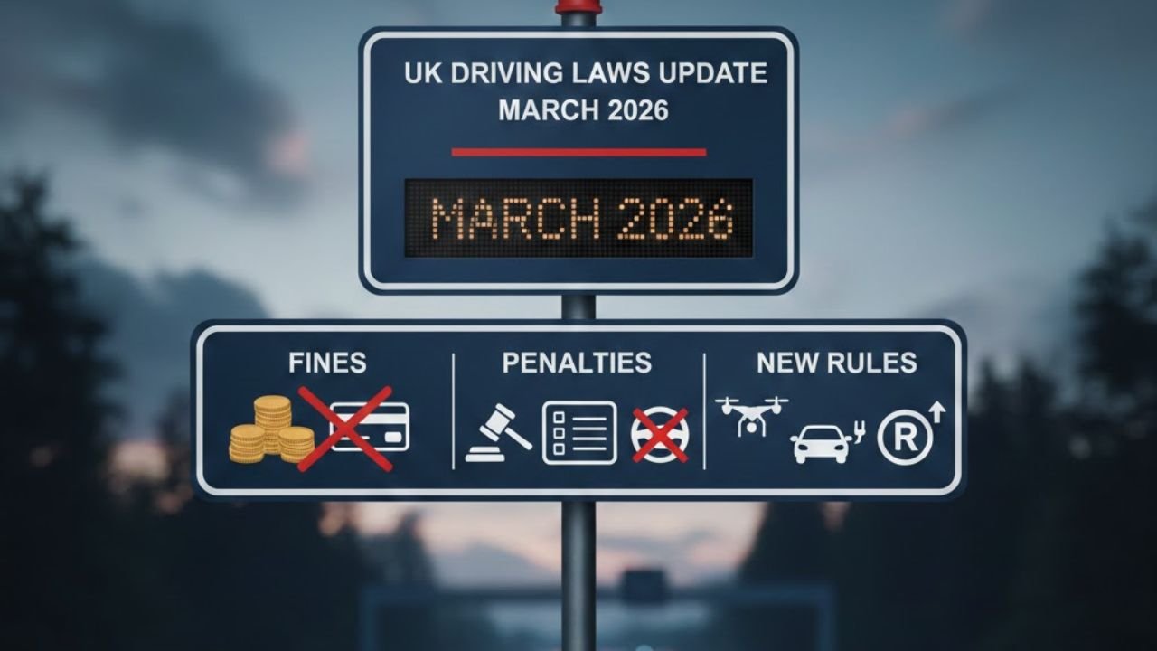 UK Driving Laws Update March 2026: Fines, Penalties & New Rules
