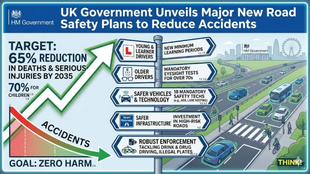 UK Government Unveils Major New Road Safety Plans to Reduce Accidents