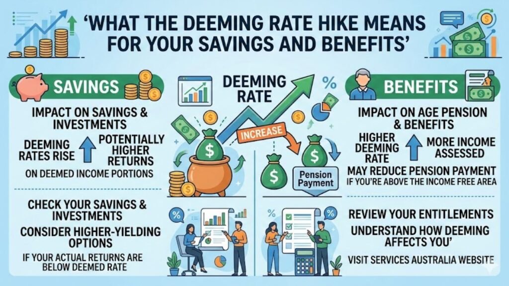 What the Deeming Rate Hike Means for Your Savings and Benefits